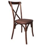 Scaun Crossback Wood Ratan Premium